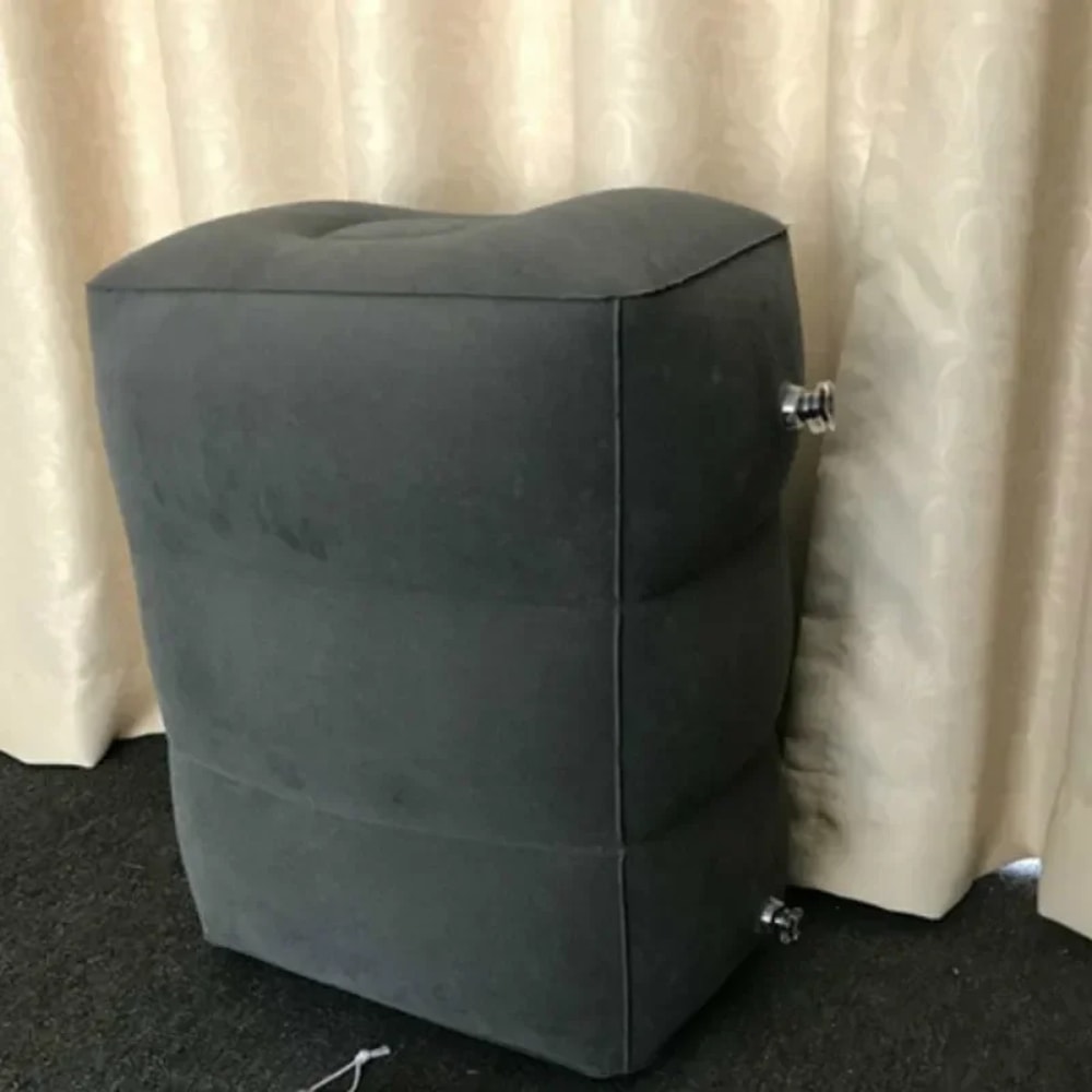 Adjustable Inflatable Flight Sleeping Footrest Pillow For Kids Adults Ideal For Travel Comfort 8