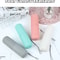 Portable Toothbrush Cup & Toothpaste Holder - Transparent Bathroom Storage Case Organizer for Travel & Toiletries