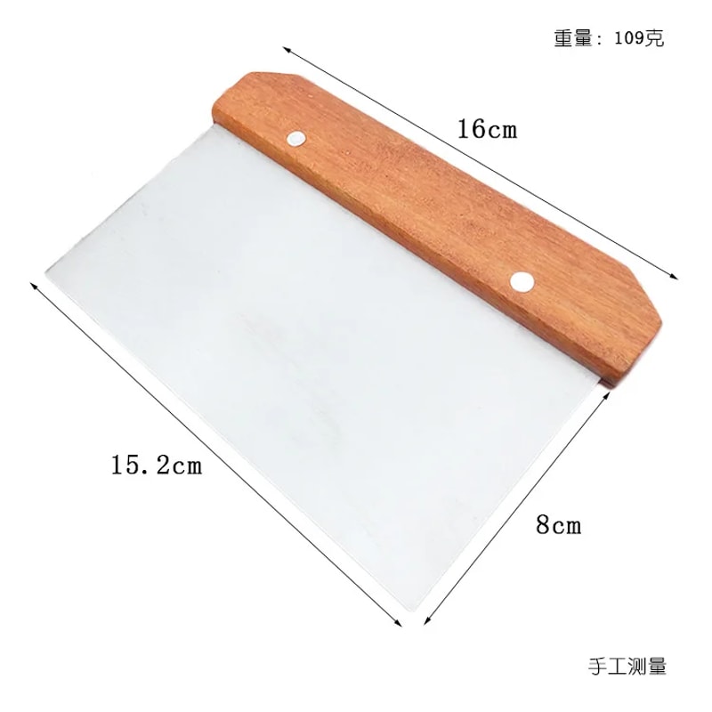 Stainless Steel Dough Scraper Cake Cutter For Baking Noodle Knife Pastry Tool 2