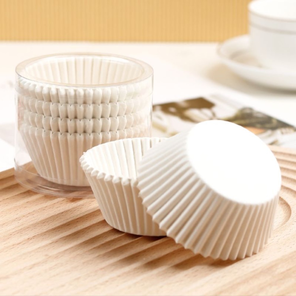 Disposable Muffin Cups – Heat-Resistant Cupcake Liners for Perfect Egg Tarts and Cupcakes