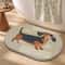 Adorable Cartoon Dog Bath Mat Soft Memory Foam AntiSlip Bathroom Rug 6