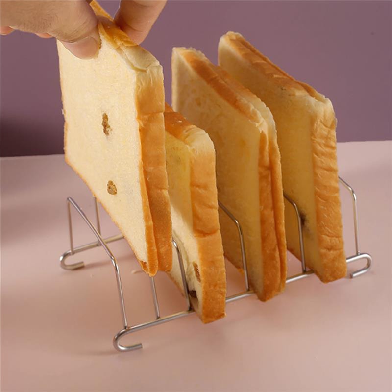 Stainless Steel Toast And Bread Rack SpaceSaving Tool For Air Fryer And Kitchen Organization 1