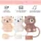 "Cute Teddy Bear Silicone Straw Cover for Stanley Cup – Silicone Dust Plug for Straw Protection, Design"