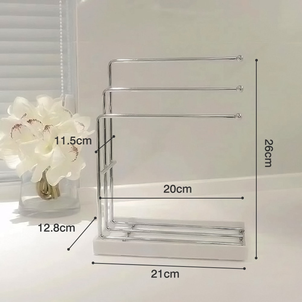 Drain Rag Rack Kitchen Storage Solution – Dishcloth & Sponge Towel Holder for Countertop Organization