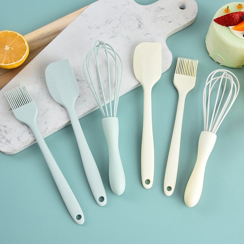 Non-Stick Silicone Spatula Set with PP Handle – Ideal for Baking, Mixing & Cooking