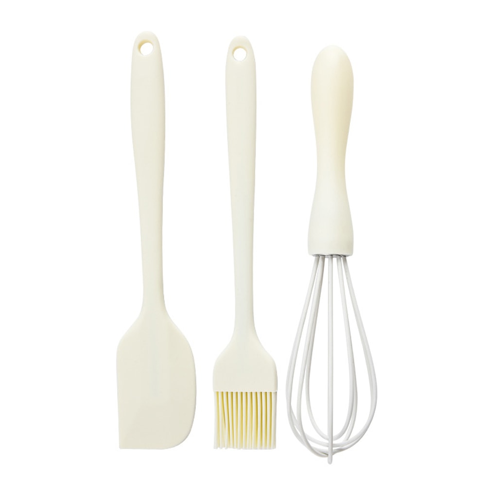 Non-Stick Silicone Spatula Set with PP Handle – Ideal for Baking, Mixing & Cooking