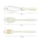 Non-Stick Silicone Spatula Set with PP Handle – Ideal for Baking, Mixing & Cooking