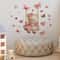 Cartoon Bear Butterfly Wall Stickers for Kids Room – Self-Adhesive Mural Decor