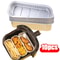 Disposable BBQ Pans For Air Fryer Aluminum Foil Grilling Tray Tin Foil Pans Box Baking Tray Kitchen 0
