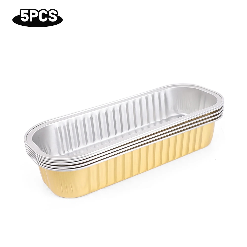 Disposable BBQ Pans For Air Fryer Aluminum Foil Grilling Tray Tin Foil Pans Box Baking Tray Kitchen 6