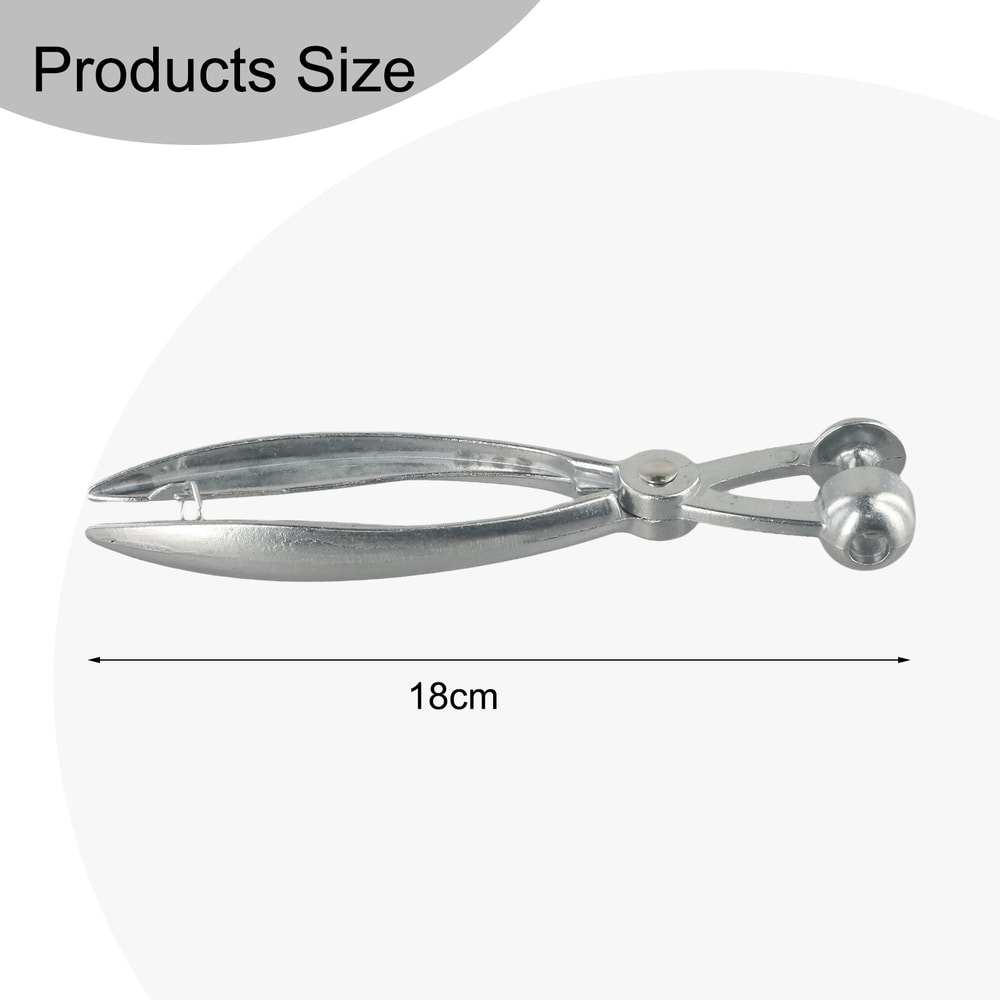 Silver Cherry Core Remover Tool - Aluminum Alloy Cherry Pitter for Fruits, Olive & Cherry Pit Remover Kitchen Gadget
