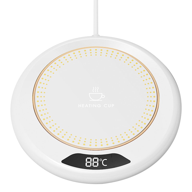 USB Heating Coaster With Speed Adjustment Constant Temperature Warmer For Coffee Mugs Milk Tea W 8