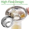 Stainless Steel Funnel With Handle For Easy Liquid Transfer Ideal For Jars Serums Jam Oils Spices 0