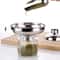 Stainless Steel Funnel With Handle For Easy Liquid Transfer Ideal For Jars Serums Jam Oils Spices 1