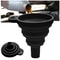 Universal Silicone Car Engine Funnel Foldable Portable Liquid Oil Washer Fluid Change Tool 0