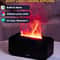 Mini Flame Effect Aroma Diffuser Ultrasonic Humidifier With Color Night Light And Timer For Essent 0