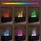 Mini Flame Effect Aroma Diffuser Ultrasonic Humidifier With Color Night Light And Timer For Essent 3