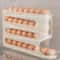 Large Capacity Automatic Egg Rolling Storage Box Layer Sliding Design For Fridge 8