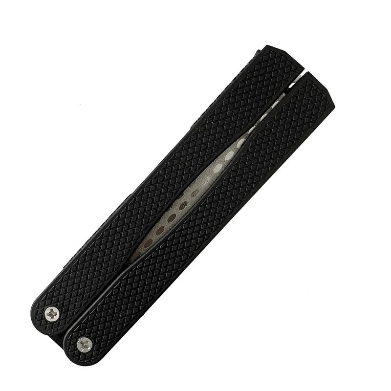 Portable Double-Sided Diamond Grindstone Sharpening Stone for Pocket & Folding Knives