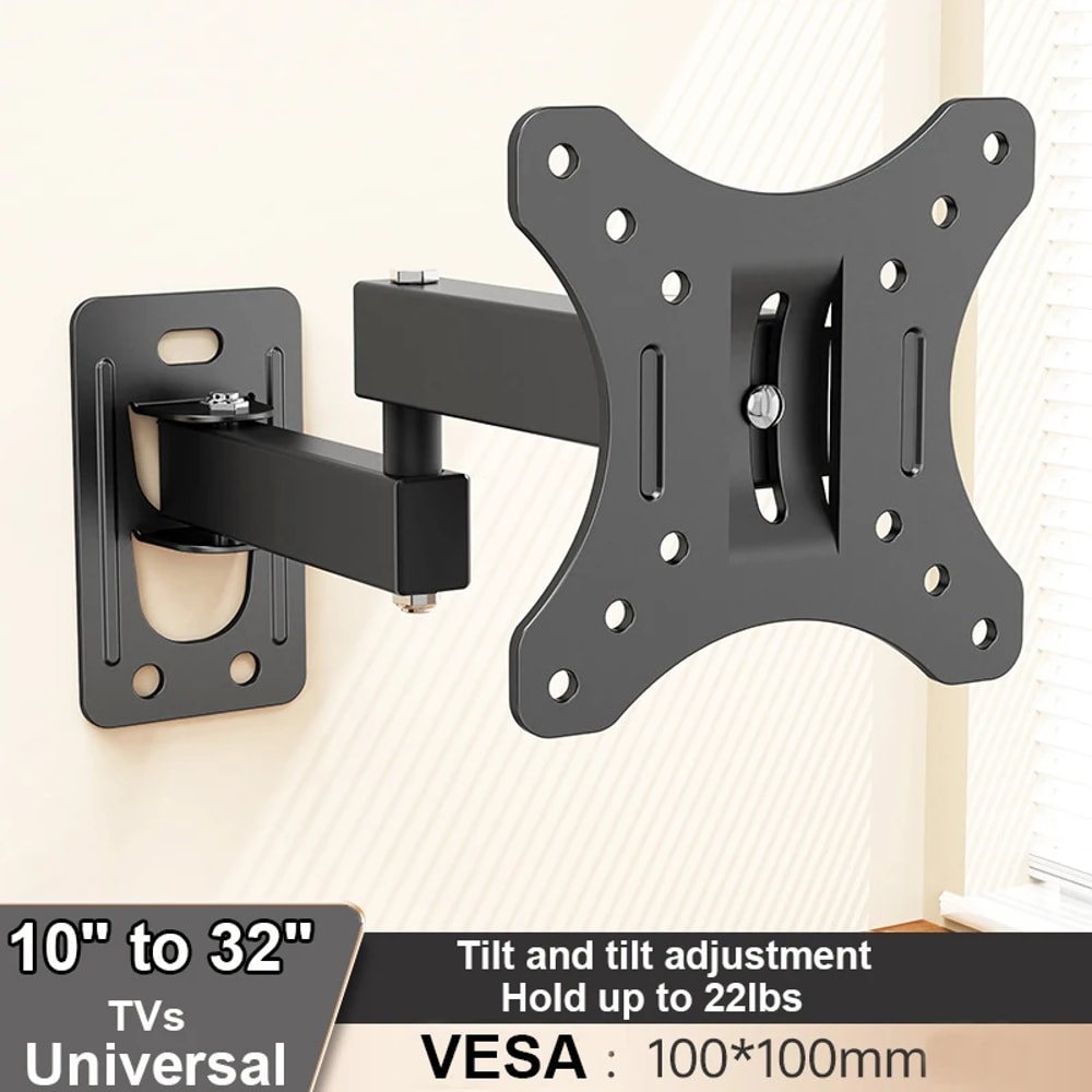 Full Motion TV Wall Mount for Inch TVs – Articulating Arms, Swivel, Tilt, Rotation – Universal Mount for Flat