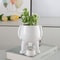 Creative Funny Resin Flowerpot with Drainage Holes - Piss Pot Shape for Home & Office Decor