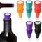 Silicone Wine & Beverage Bottle Cap Set - Leak Proof Champagne Sealer Stopper, Reusable Wine Cork Saver