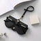 Litchi Embossed PU Leather Eyewear Holder - Portable Travel Case for Sunglasses & Reading Glasses