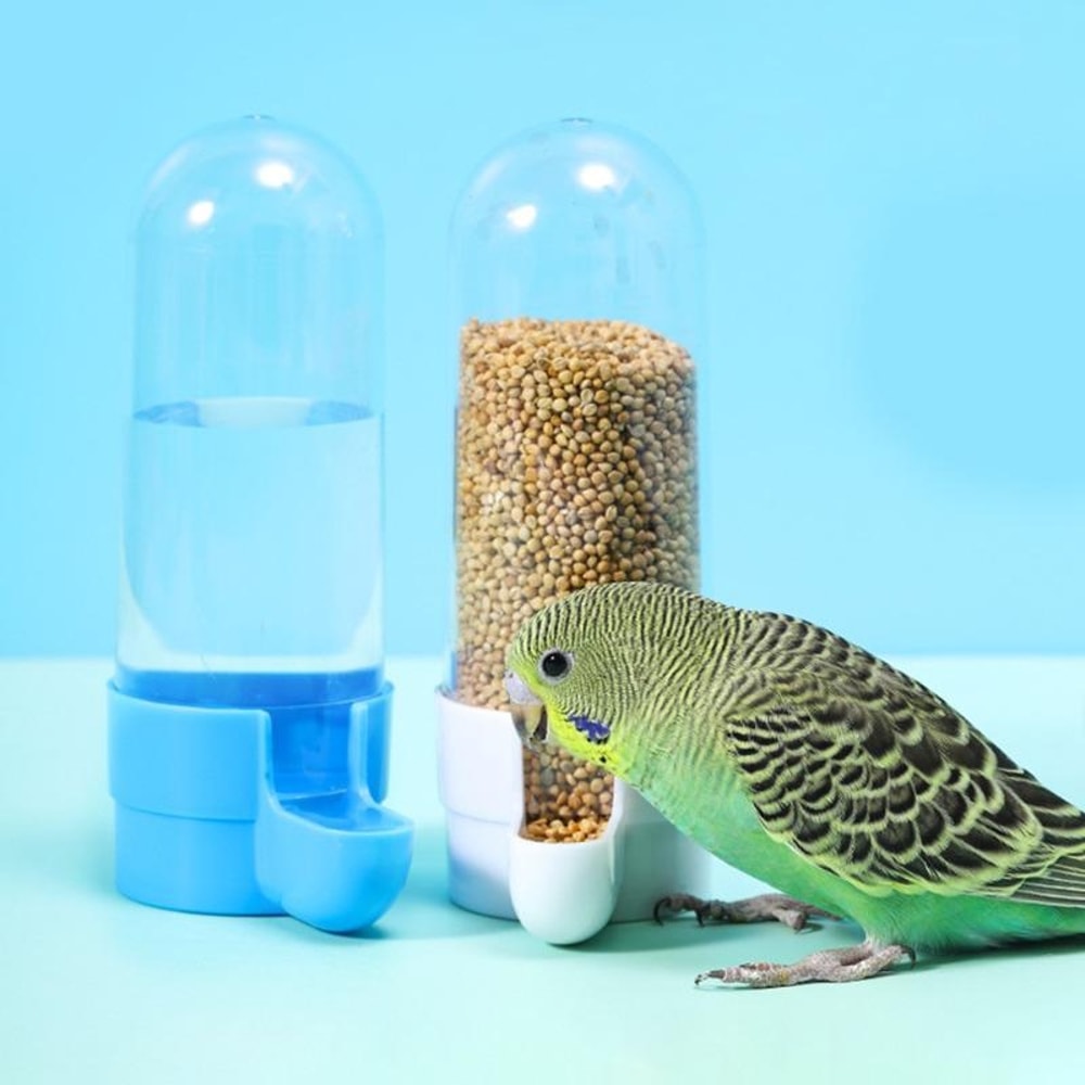 Hanging Pet Feeder for Squirrel & Parrot – Water Dispenser & Food Box for Bird Cage Accessories, Perfect for Birds