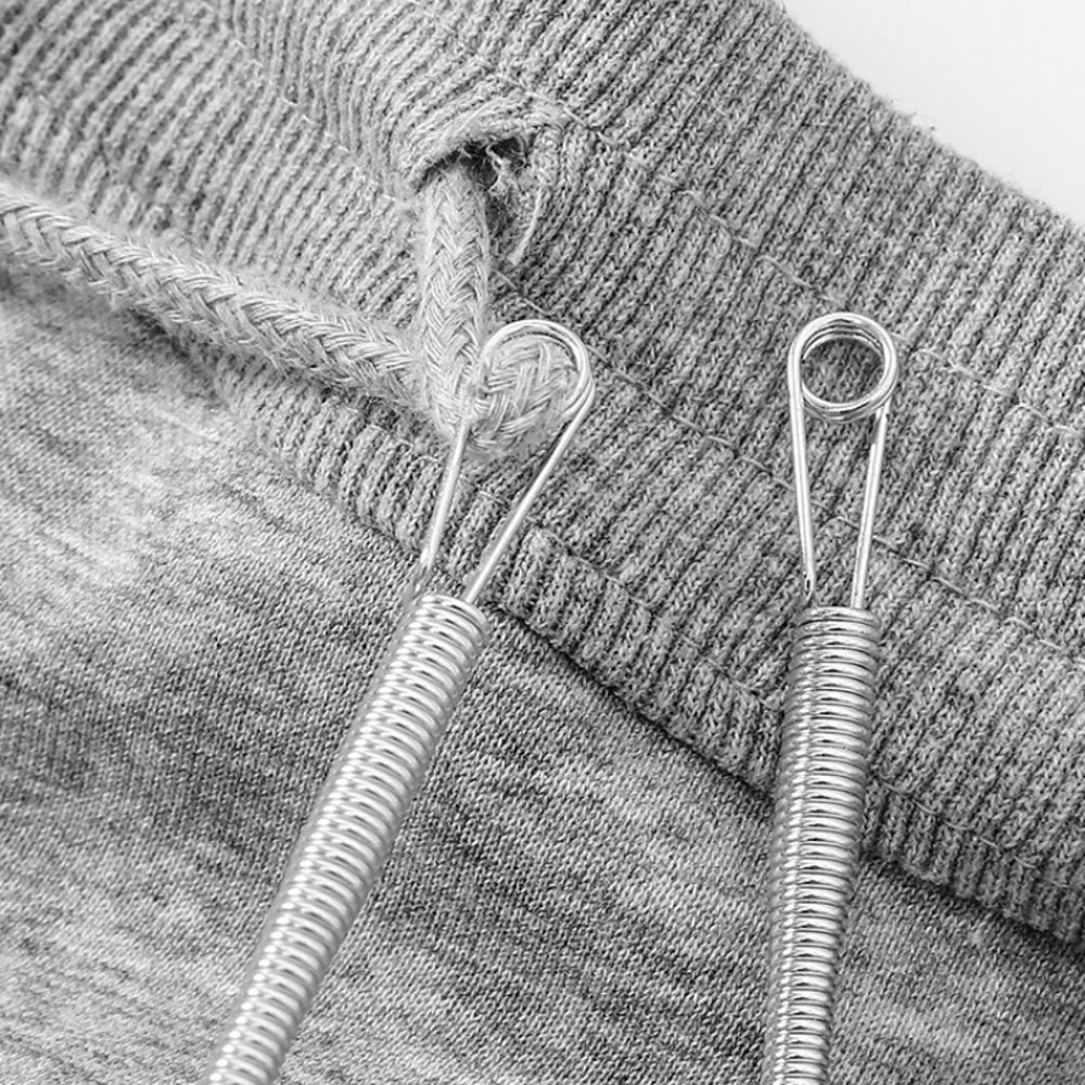 Spring Drawstring Threader Tool for Hoodies and Pants - Easy Rope Replacement Clip