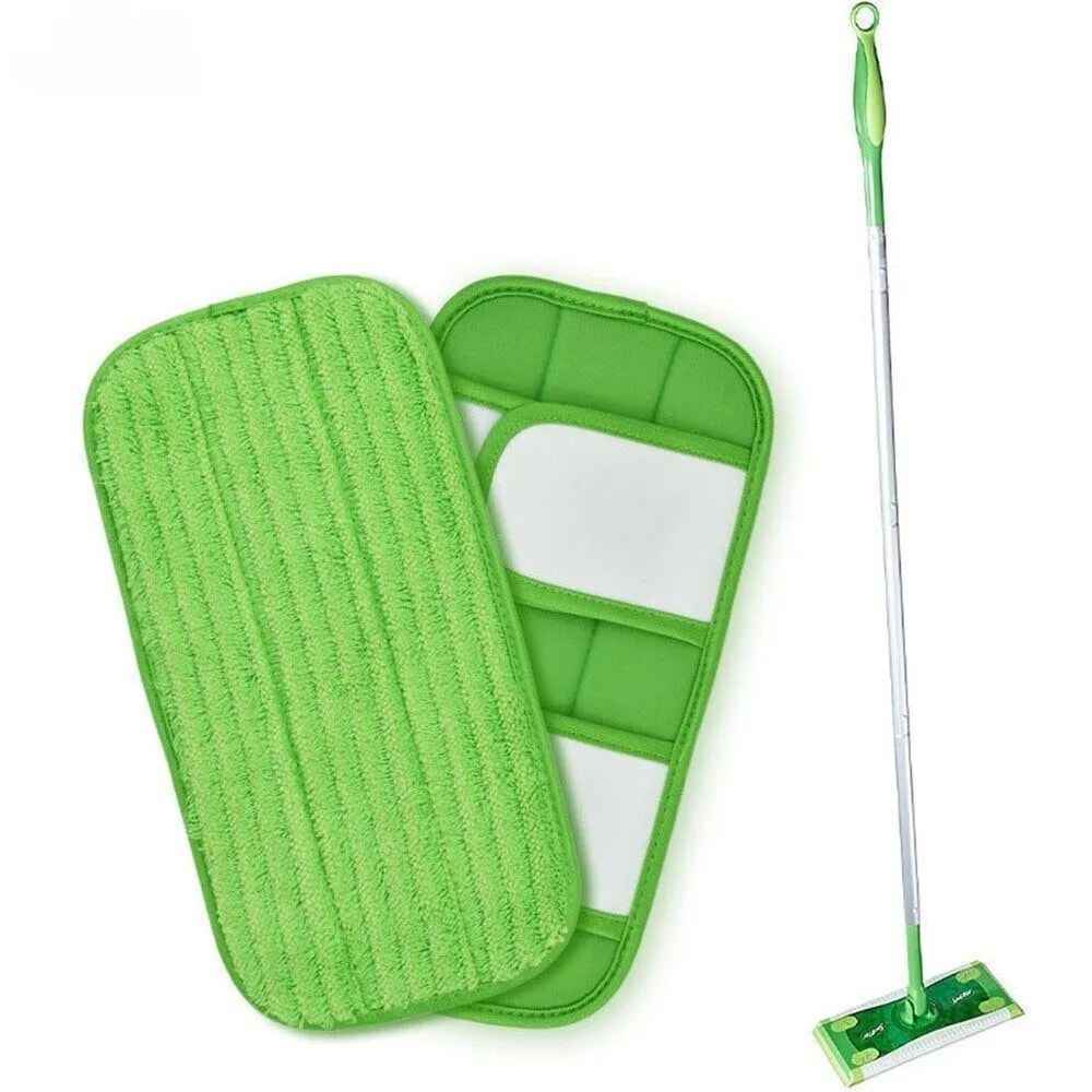 Microfiber Reusable Mop Pads for Swiffer – Washable & Eco-Friendly Household Mopping Accessory