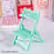 Mini Beach Chair Phone Stand – Foldable Multi-Angle Holder for Mobile Phones and Tablets, Colorful & Adjustable, Perfect