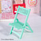 Mini Beach Chair Phone Stand – Foldable Multi-Angle Holder for Mobile Phones and Tablets, Colorful & Adjustable, Perfect