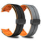 Magnetic Silicone TwoTone Strap For Samsung Galaxy Watch Pro Classic Replacement Band 0
