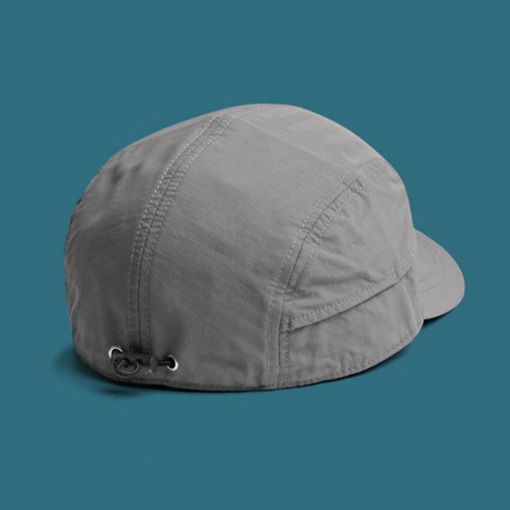 Lightweight Short-Brimmed Baseball Cap – Quick-Dry Polyester, Adjustable Buckle, Sun Protection & Breathable Brim