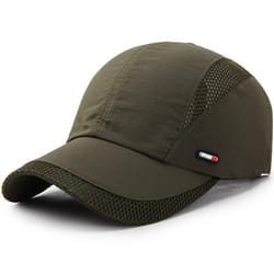 quick-dry adjustable baseball cap - moisture-wicking sun hat for outdoor sports & all seasons