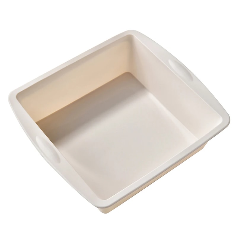 Silicone Square Cake Plate With AntiSlip Handle Oven Air Fryer Safe NonStick Brownie Pan 7