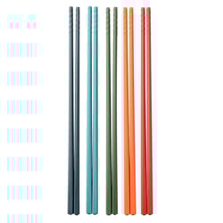 pairs silicone chopsticks set – non-slip japanese chopsticks for noodles, sushi, and food – kitchen dinnerware gift