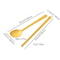 Silicone Flatware Cutlery Set Stylish Sushi Sticks Coffee Tea Spoons For Dinnerware Korean Chopst 2