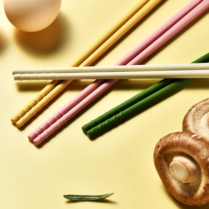 Silicone Flatware Cutlery Set Stylish Sushi Sticks Coffee Tea Spoons For Dinnerware Korean Chopst 5