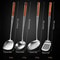 Stainless Steel Spatula Set with Wooden Handles – Premium Cooking and Baking Tools for Home Chefs