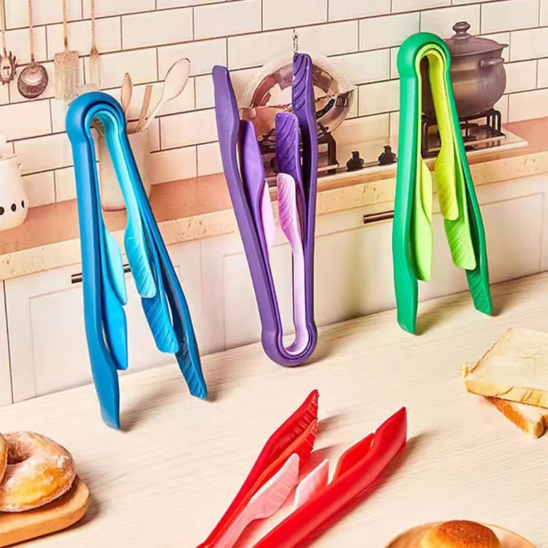 Reusable Food Clips Set Pcs Plastic Tongs For Kitchen Ice Bacon And Baking Needs 0
