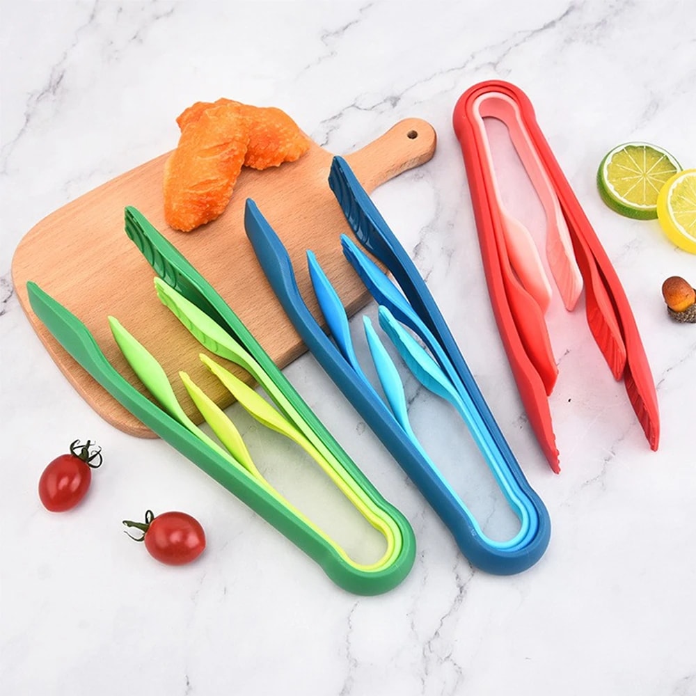 Reusable Food Clips Set Pcs Plastic Tongs For Kitchen Ice Bacon And Baking Needs 3