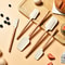 Silicone Spatula Set with Wooden Handle – Non-Stick Pastry Scraper for Baking & Cooking