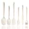 Grey Silicone Spatula Set Pcs NonStick Heat Resistant Baking Cooking Tools 6
