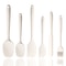Grey Silicone Spatula Set Pcs NonStick Heat Resistant Baking Cooking Tools 6