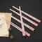 Elegant Pink Cherry Blossom Alloy Chopsticks Set Of Pairs For Hot Pot Sushi And More 0
