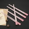 Elegant Pink Cherry Blossom Alloy Chopsticks Set Of Pairs For Hot Pot Sushi And More 0
