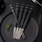 Premium Alloy Chopsticks Pairs Reusable Nonslip Metal Sushi Sticks For Dining 5