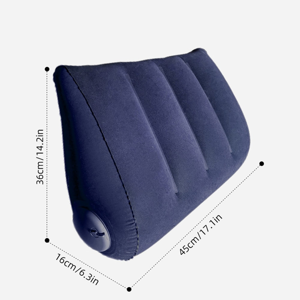 Portable Inflatable Camping Pillow - Lightweight Wedge Cushion for Sleep Support | Air Cushion Body Positioner