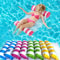 Inflatable Floating Hammock For Pool Party PVC Stripe Water Mat For Ultimate Relaxation 0